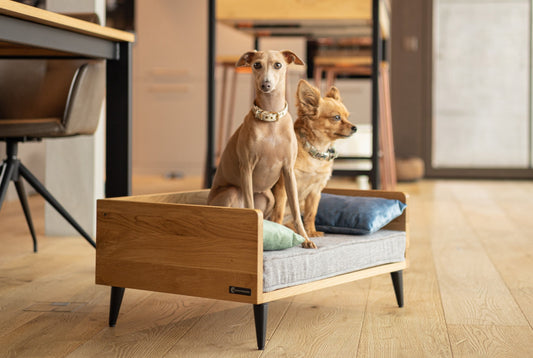 Dog bed LUNA "oak"